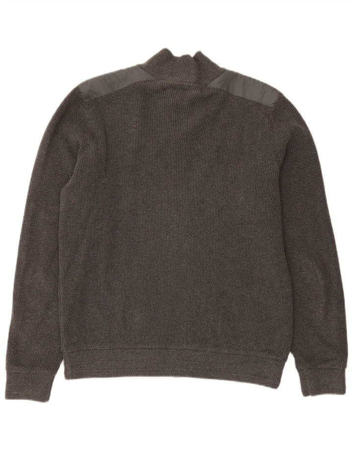 Мужской кардиган стандартного кроя Marks & Spencer Blue Harbour среднего серого цвета