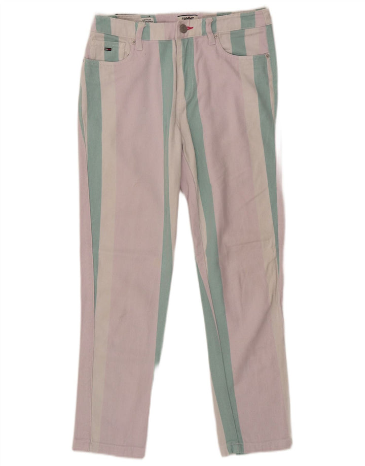 TOMMY HILFIGER Женские укороченные джинсы Izzy с высокой посадкой W26 L26 Разноцветные