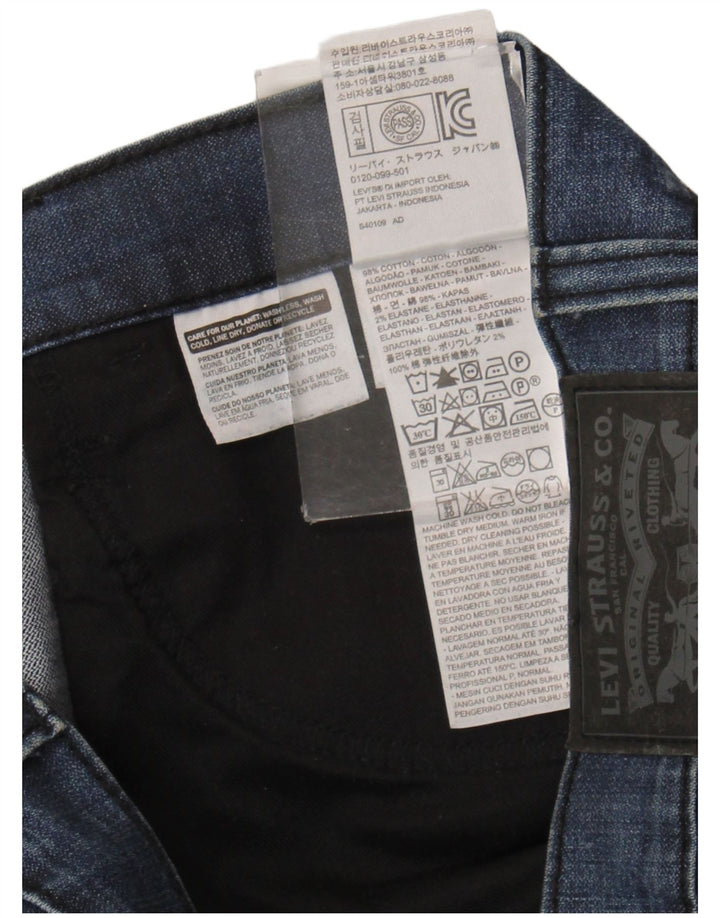 Мужские джинсы Levi's Slim 511 W34 L30 синие, хлопок