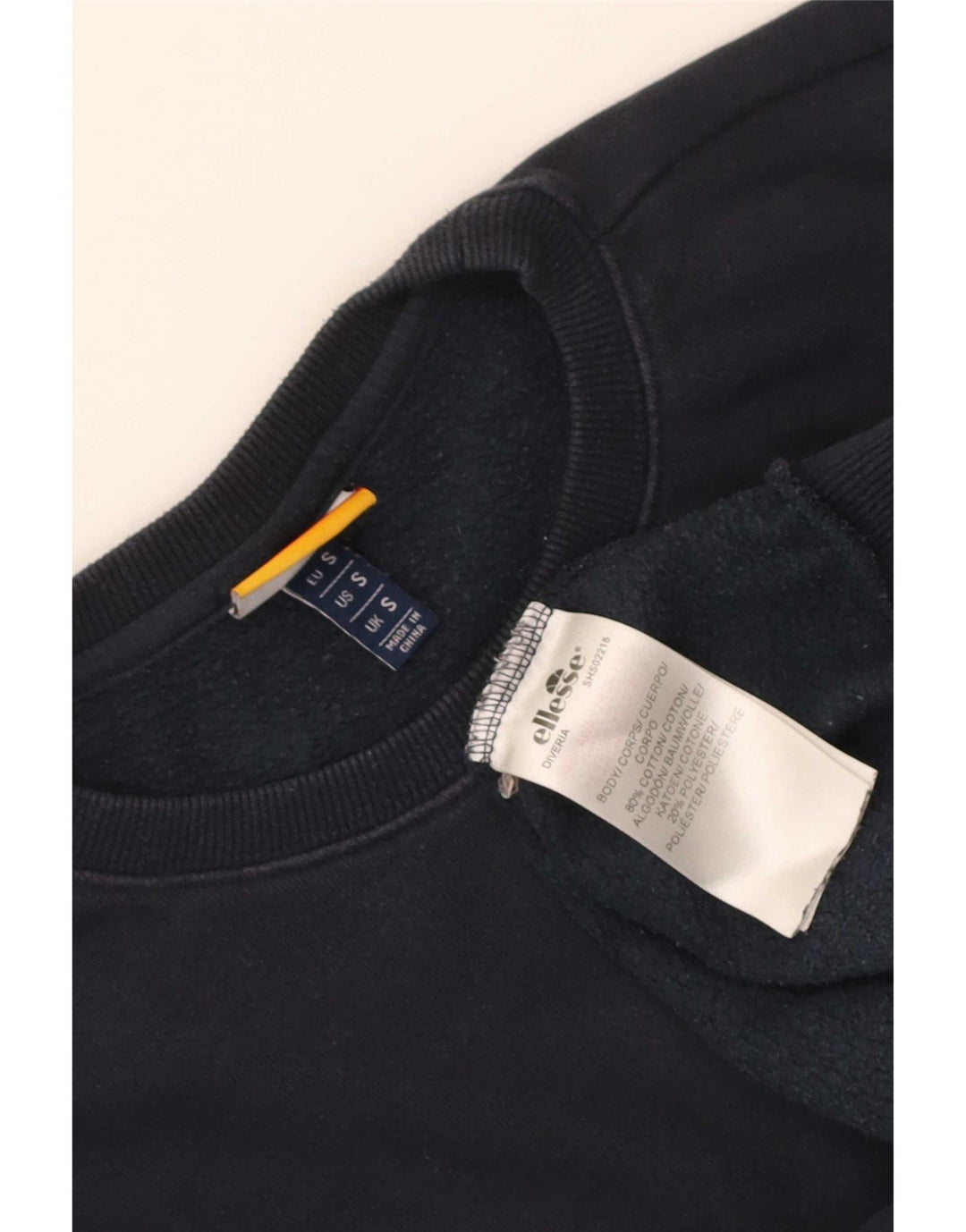 Мужской свитер Ellesse, маленький, темно-синий, хлопок