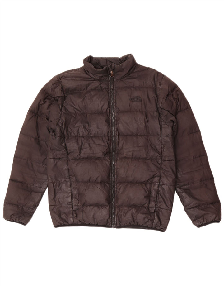 Стеганая куртка The North Face для мальчиков 14–15 лет XL, черный полиэстер