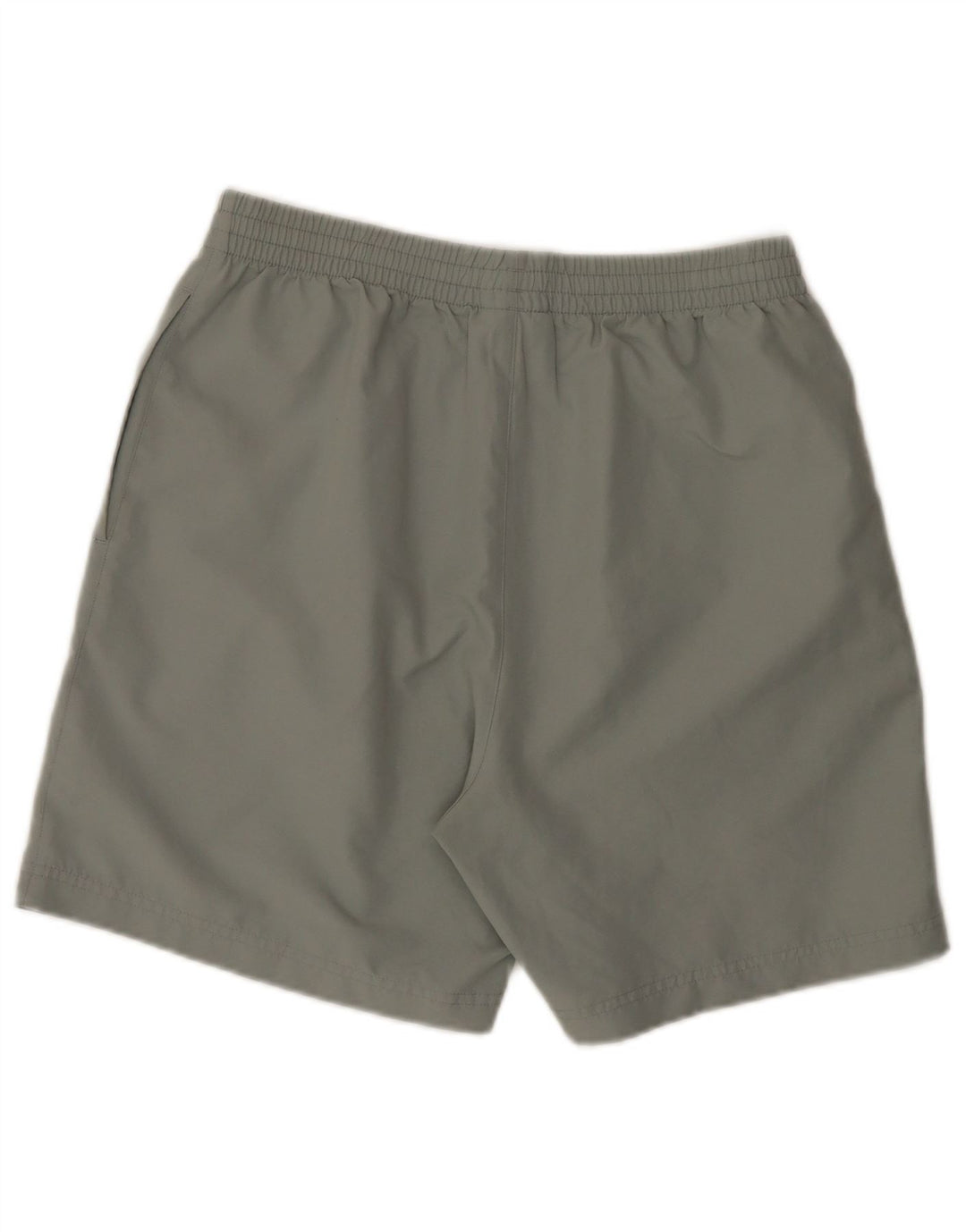 REEBOK Мужские спортивные шорты из полиэстера среднего серого цвета