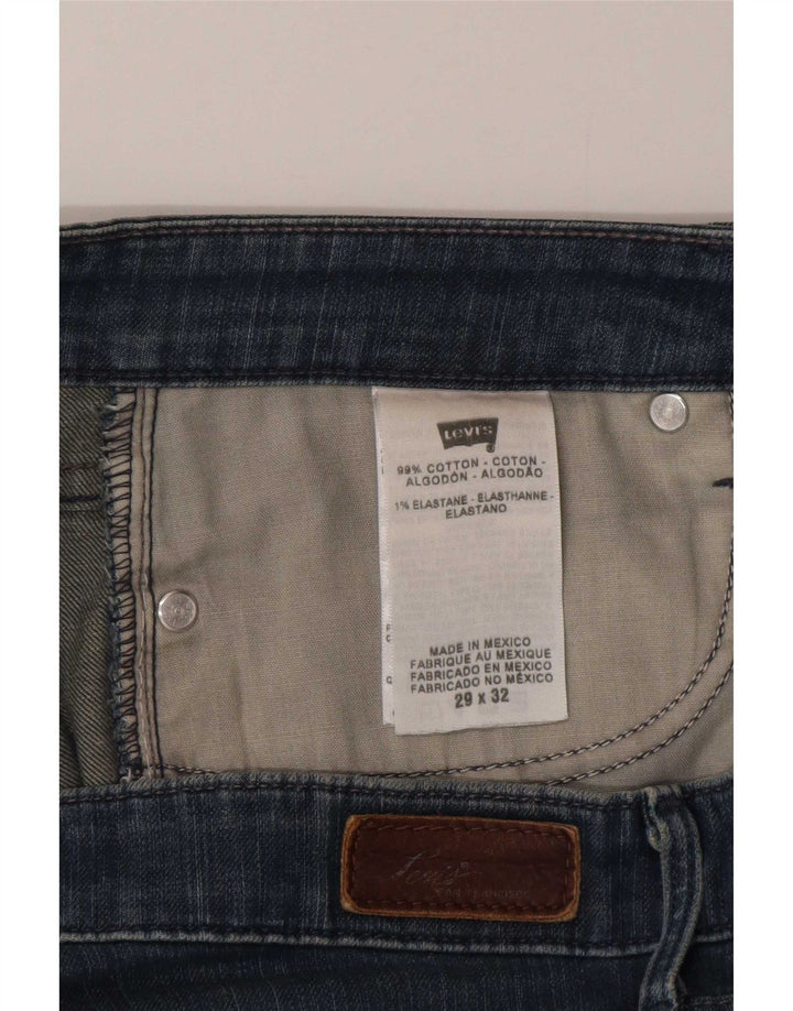 Женские узкие джинсы Levi's W29 L28, синие, хлопок
