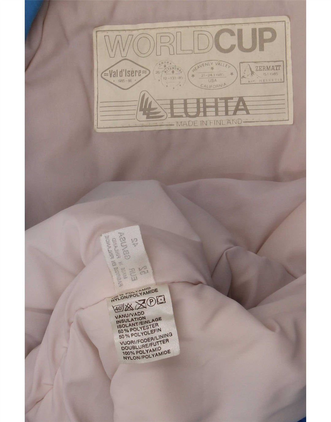Мужская лыжная куртка Luhta UK 42 XL синяя полиамид