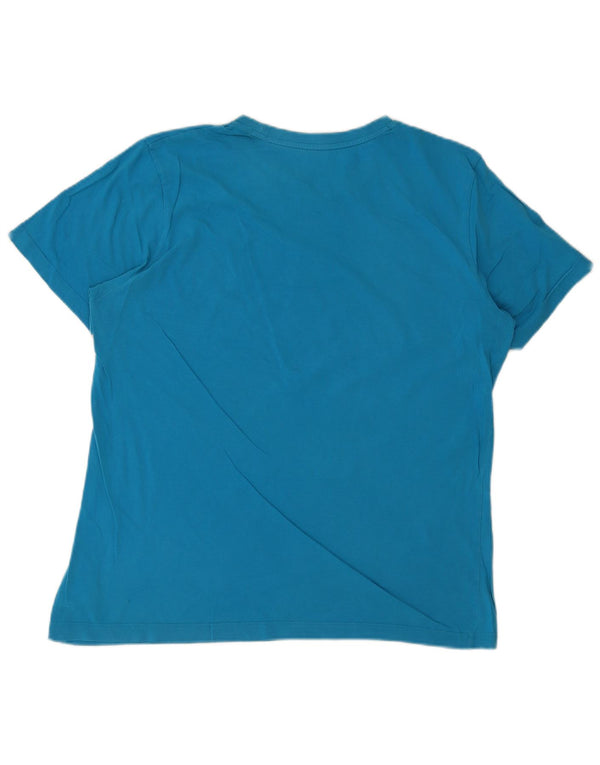 Puma Mens Graphic T-Shirt Top Large Blue