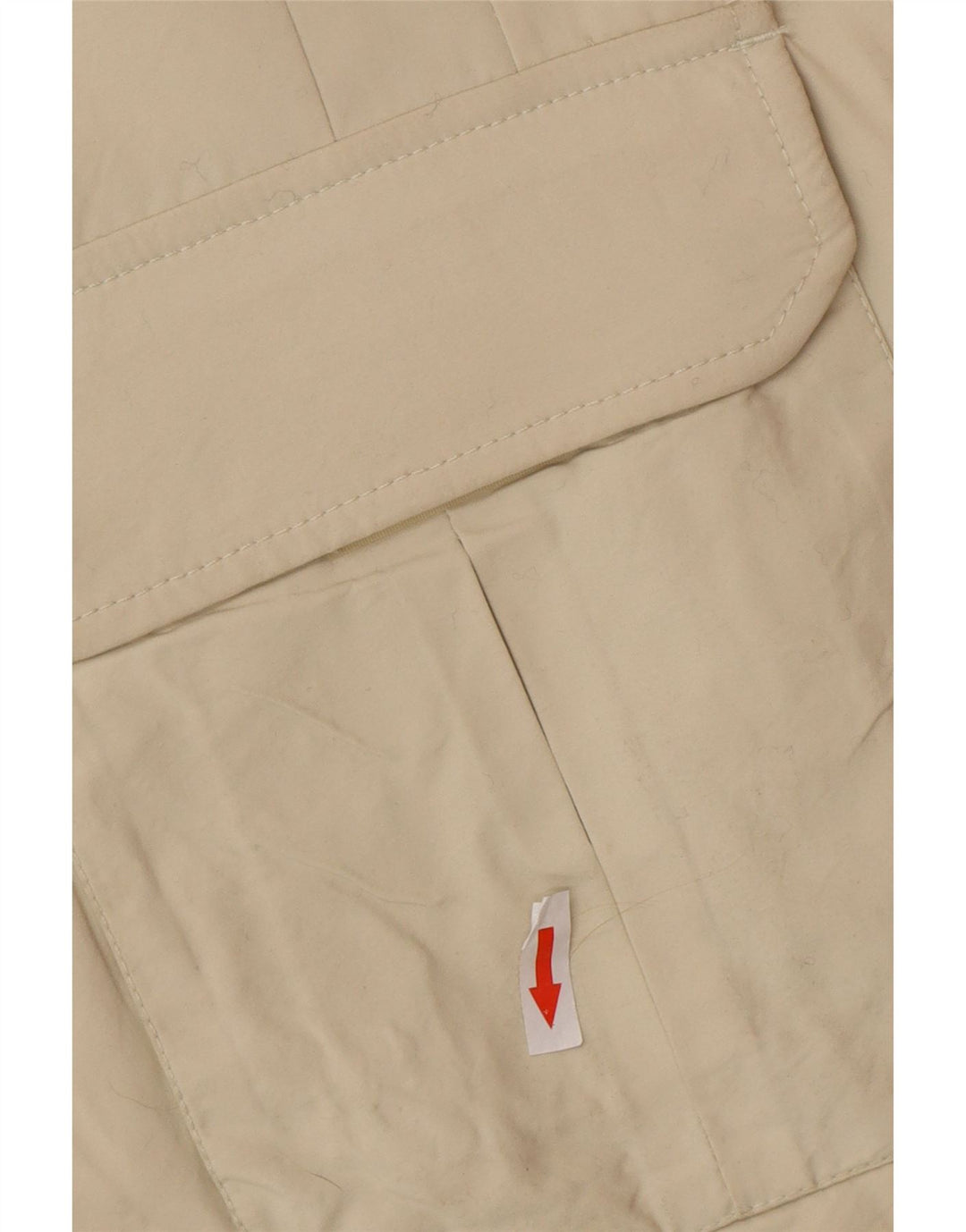 Женская стеганая куртка в стиле милитари Blauer UK 18 XL, бежевый нейлон