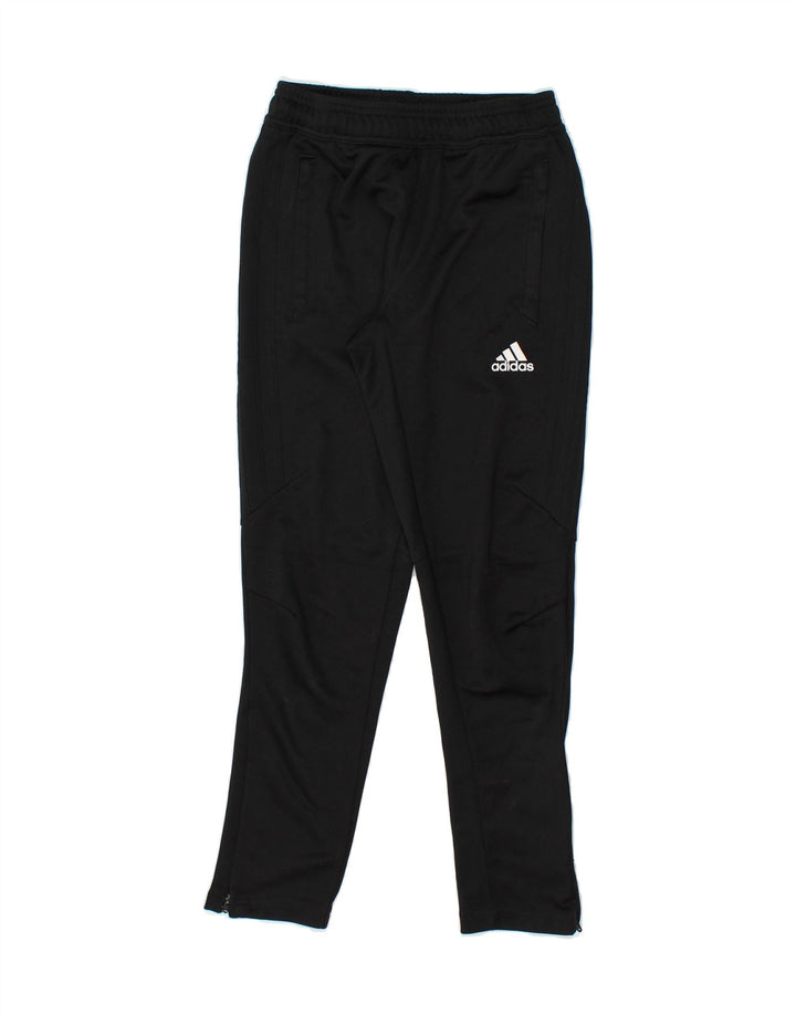 ADIDAS Boys Climacool Tracksuit Trousers 9-10 Years  Black Polyester Vintage Adidas and Second-Hand Adidas from Messina Hembry 