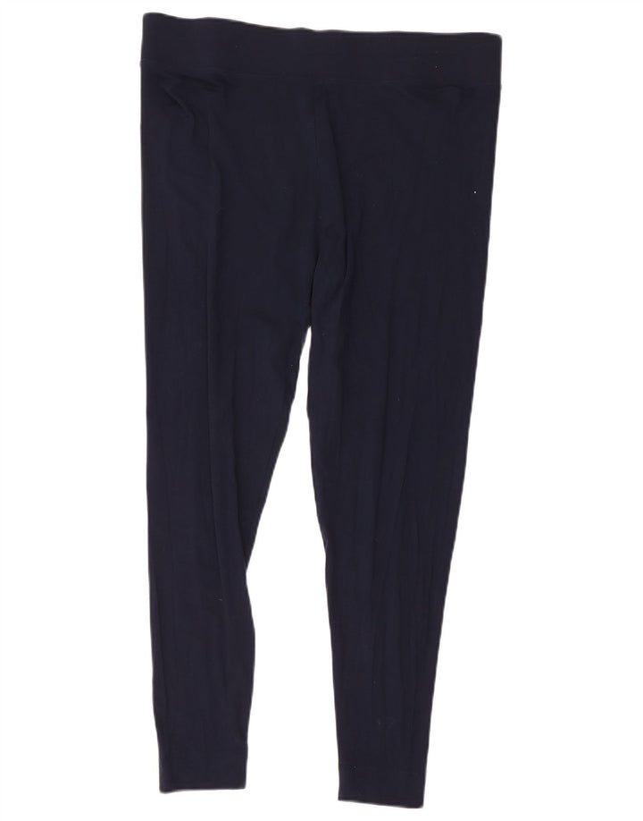Женские леггинсы Marks & Spencer UK 18 XL Темно-синие вискоза