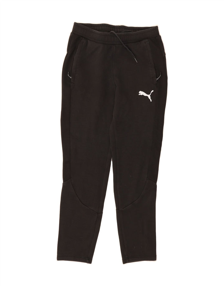 PUMA Womens Tracksuit Trousers UK 8 Small  Black Cotton Vintage Puma and Second-Hand Puma from Messina Hembry 