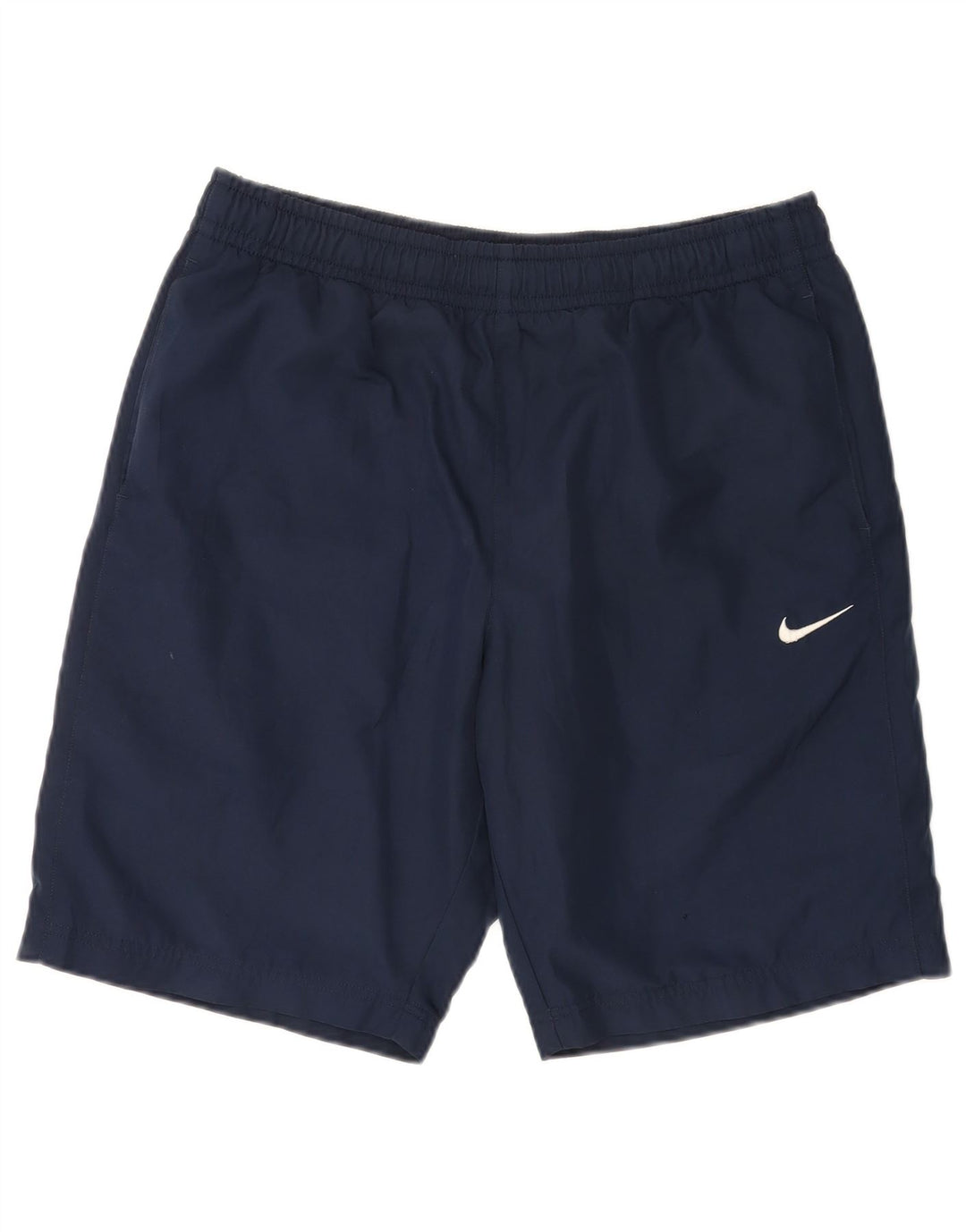 Мужские спортивные шорты Nike среднего размера, темно-синие, полиэстер