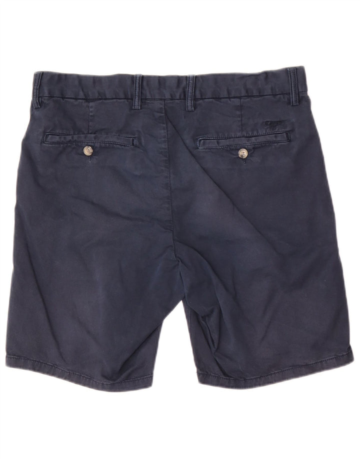 Мужские шорты чинос Gant W32 среднего размера, темно-синие, хлопковые