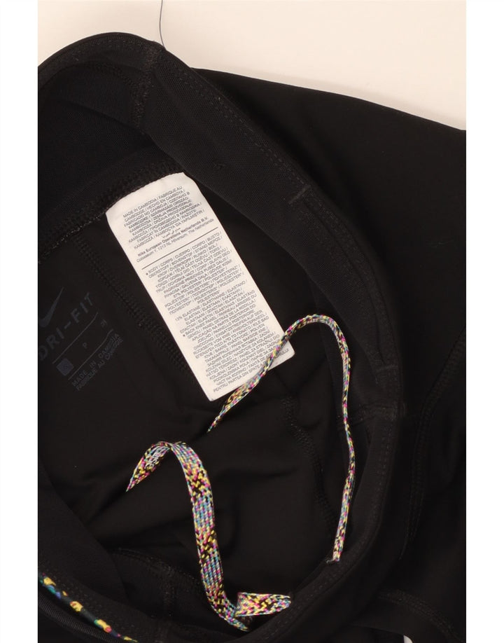 Женские леггинсы NIKE Dri Fit UK 8, маленькие черные, полиэстер