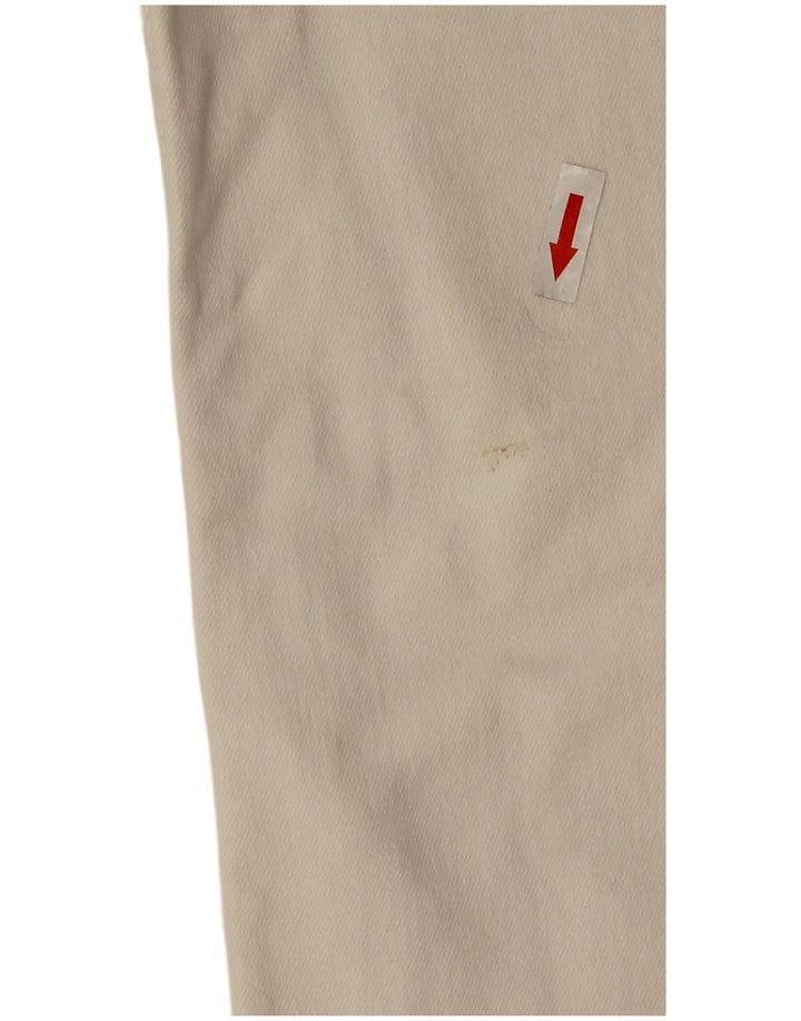 Женские прямые джинсы Zara Bootcut EU 38, маленькие W28 L26, белый хлопок