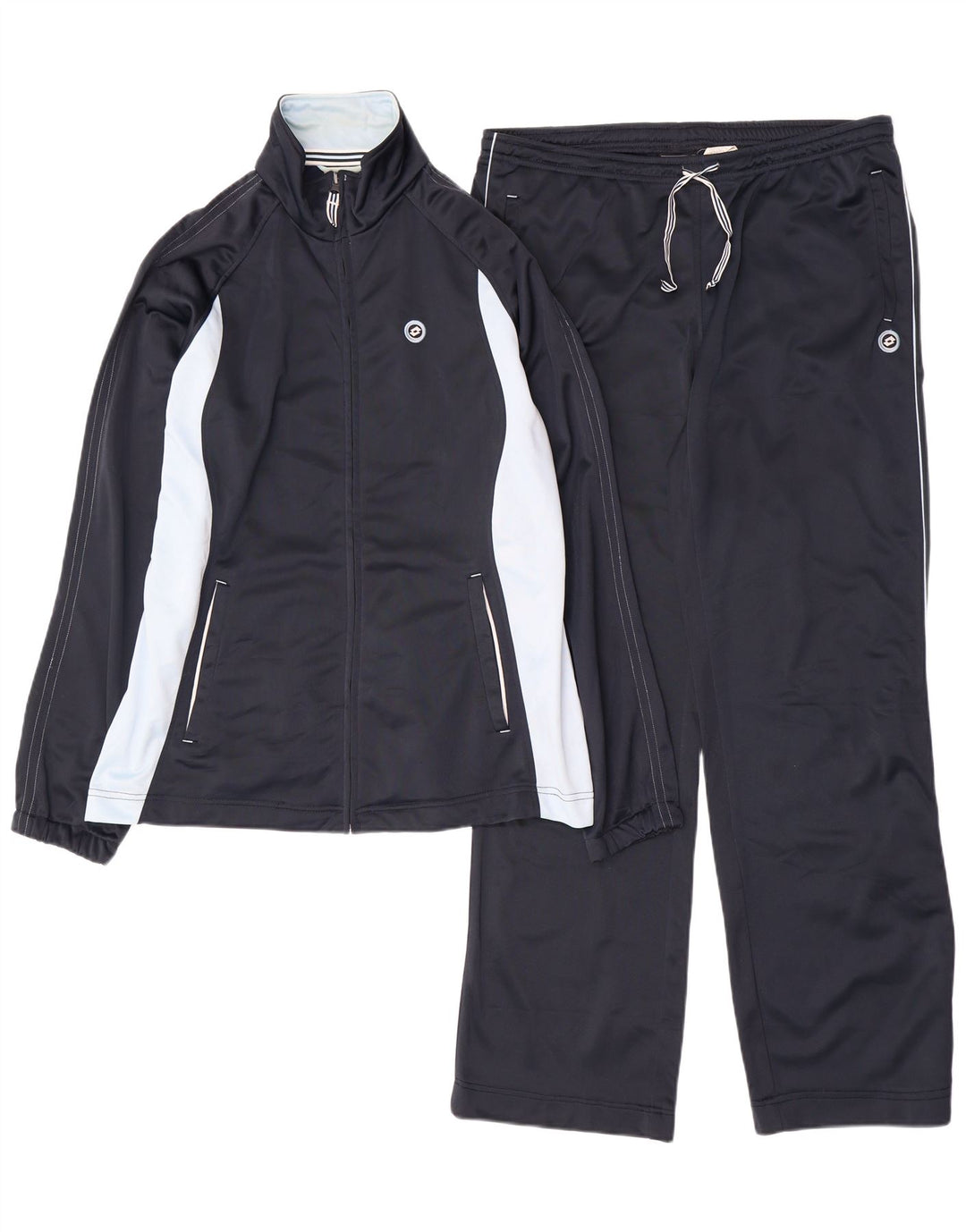 LOTTO Женский спортивный костюм UK 18 XL, темно-синий, полиэстер с цветными блоками