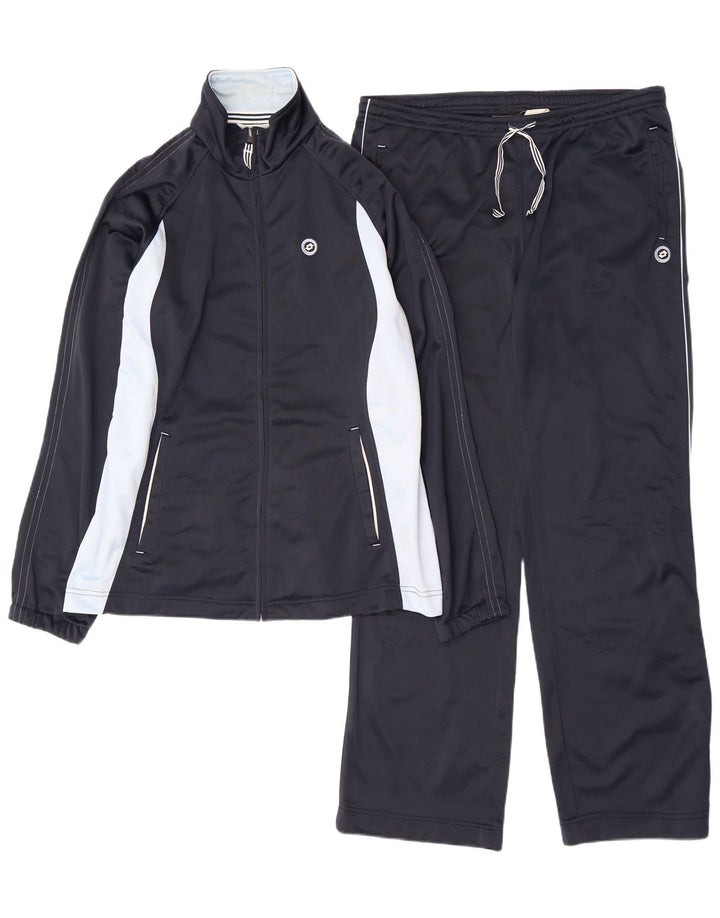 LOTTO Женский спортивный костюм UK 18 XL, темно-синий, полиэстер с цветными блоками