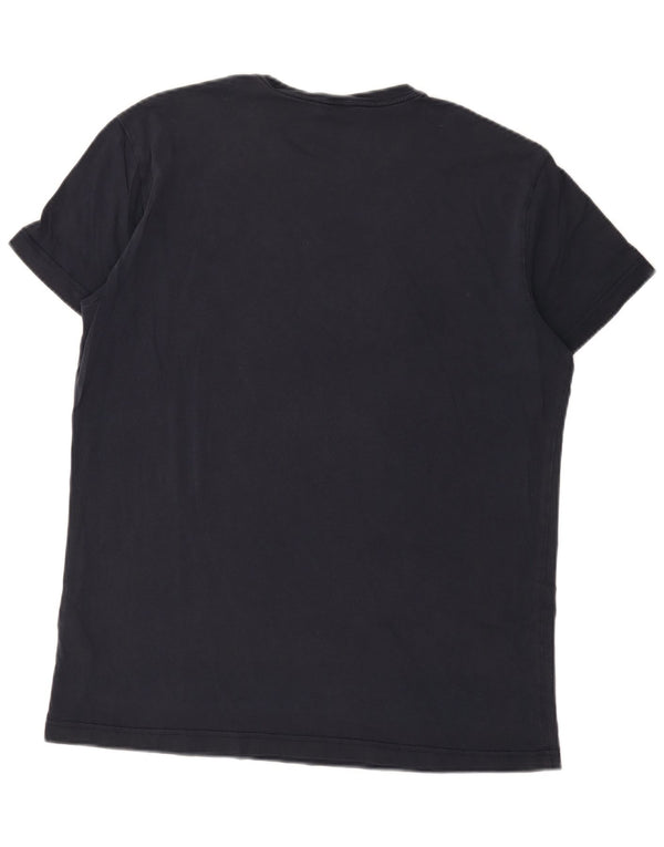 Мужская футболка с рисунком Diesel Top 2XL, темно-синий, хлопок
