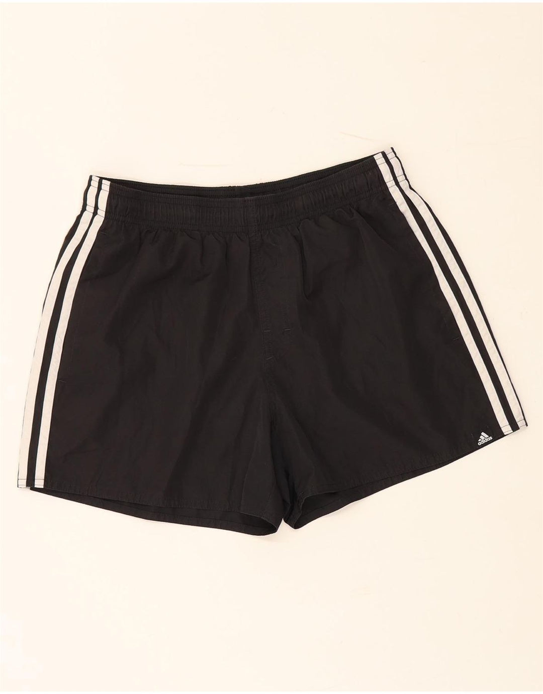 Женские спортивные шорты Adidas UK 12, средний черный полиэстер
