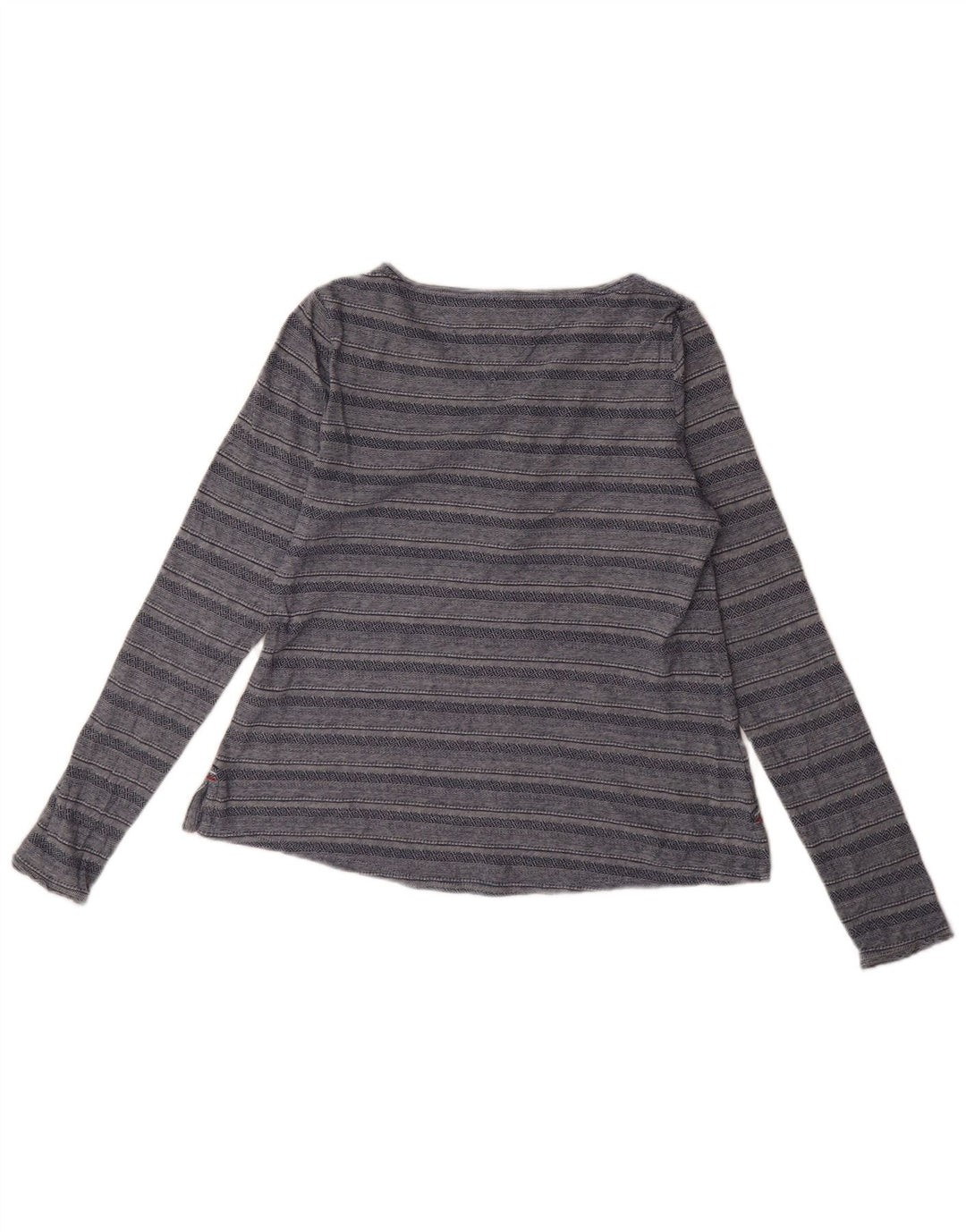 Tommy Hilfiger Женский оверсайз-топ с длинным рукавом UK 6 XS Темно-синий в полоску