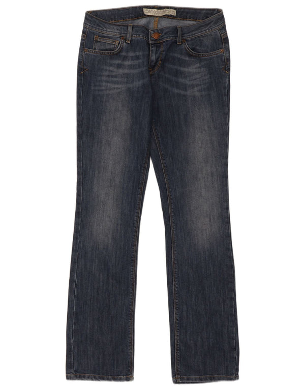 Женские джинсы Bootcut Zara EU 42, большие W32 L32, темно-синие, хлопок