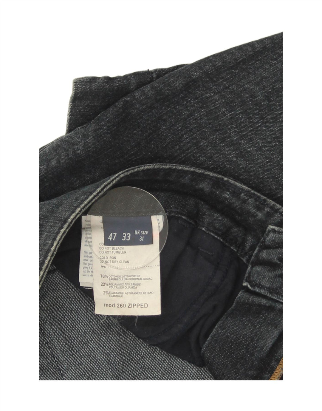 Женские узкие джинсы Trussardi W31 L32 Синие, хлопок