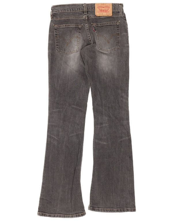 Женские джинсы Levi's 529 Curvy Bootcut W27 L32 Серые хлопковые