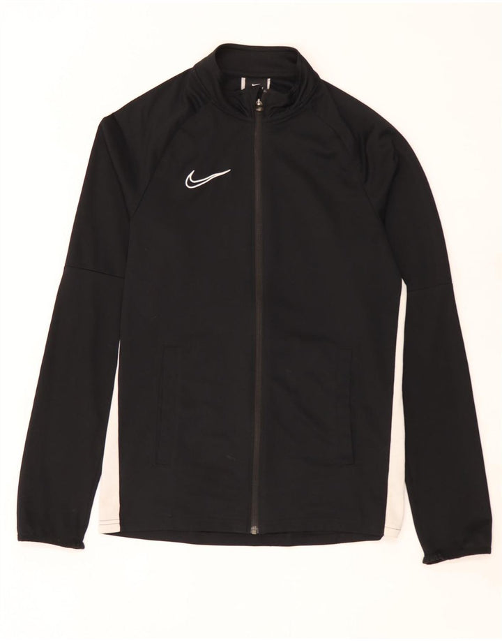 Мужской спортивный костюм Adidas Dri Fit, верхняя куртка, маленький черный полиэстер с цветными блоками