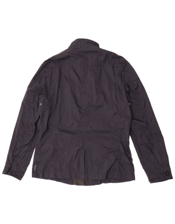 Мужская куртка Armani Jeans UK 42 XL темно-синяя из полиамида