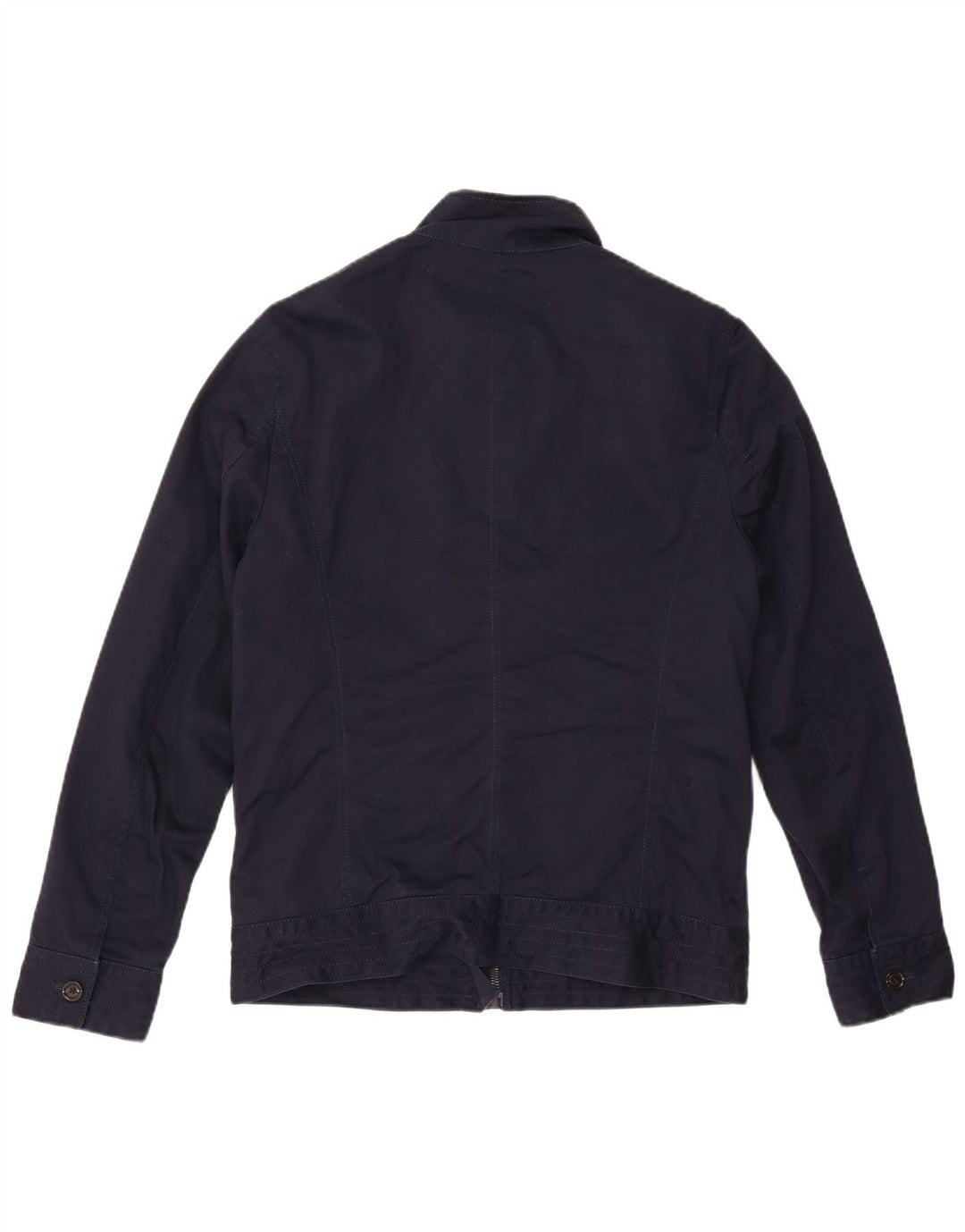 Мужская куртка ZARA в стиле милитари UK 40, большая, темно-синяя, полиэстер