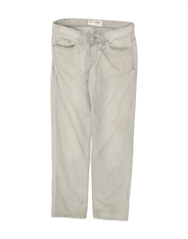 MURPHY & NYE Mens Custom Fit Straight Jeans W31 L27 Grey Cotton Vintage Murphy & Nye and Second-Hand Murphy & Nye from Messina Hembry 
