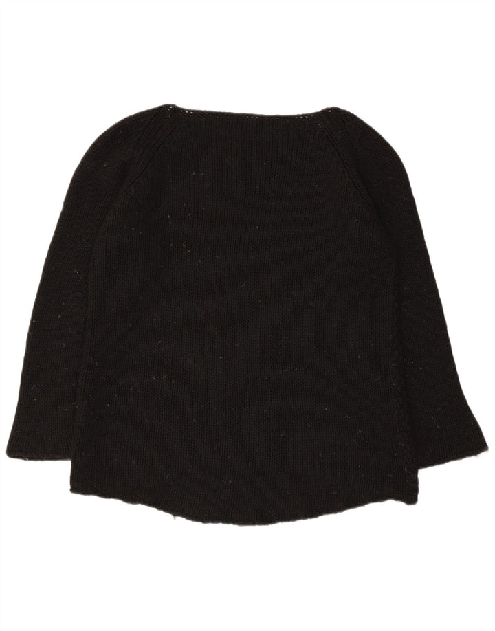 Женский джемпер с вырезом «лодочка» Guess UK 12, средний черный