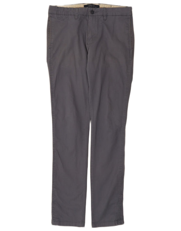 Мужские брюки-чиносы Zara EU 40 Medium W31 L34 Серые хлопковые