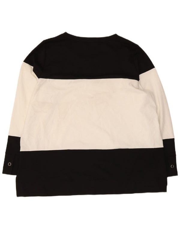 Женский топ с длинным рукавом Marks & Spencer Autograph UK 22 3XL, черный