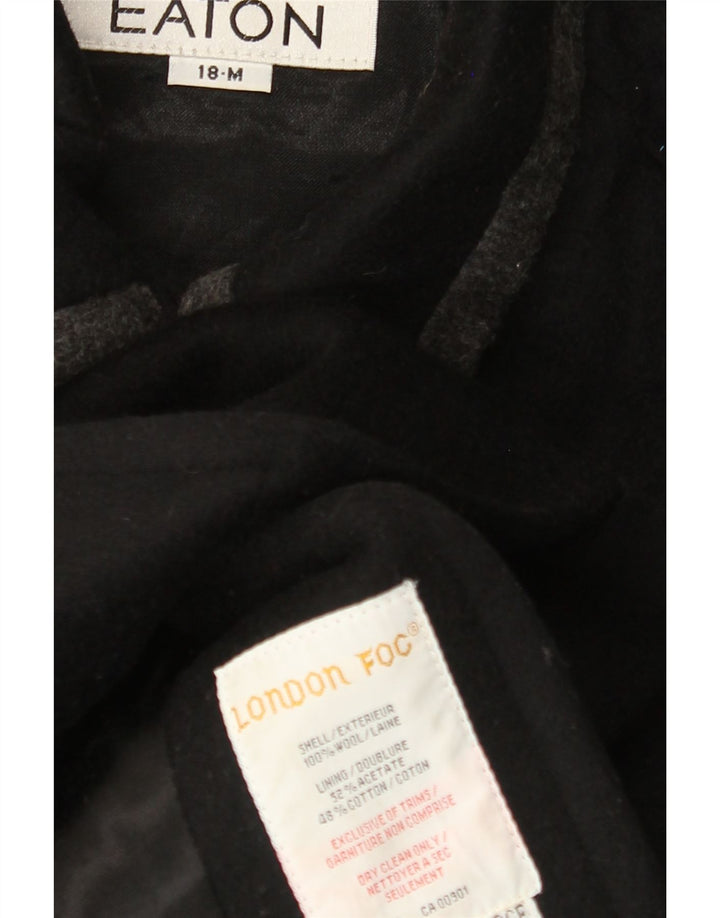 Женское пальто LONDON FOG US 18 2XL, черное шерстяное