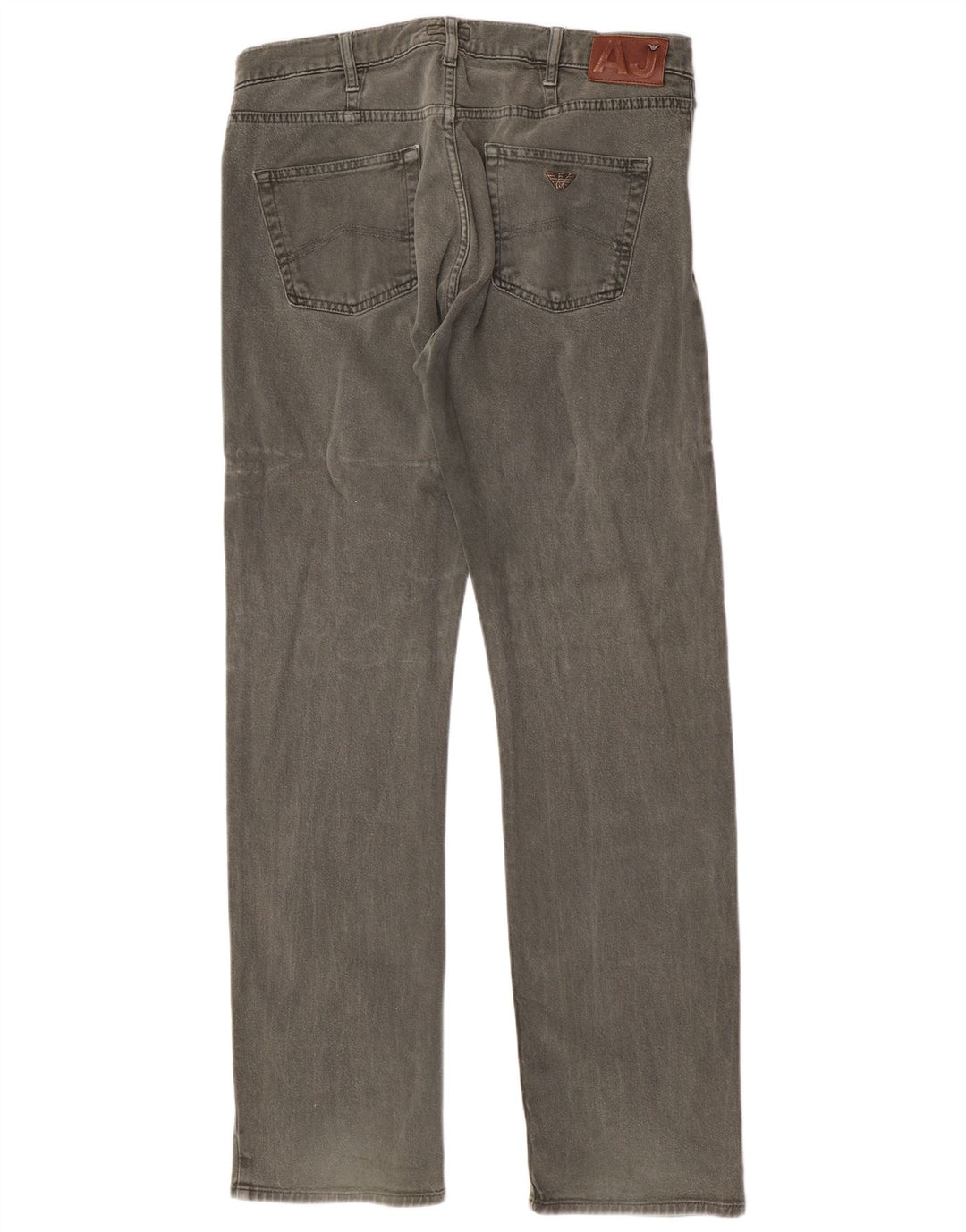 Мужские прямые джинсы Armani W36 L34, зеленый хлопок