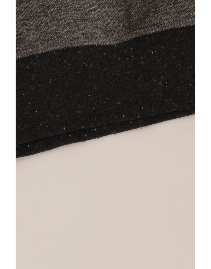 Мужской джемпер с капюшоном Jack & Jones с рисунком, средний серый, полиэстер с крапинками