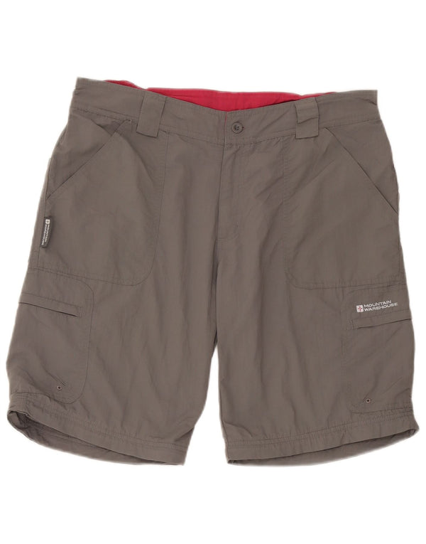 Женские шорты карго Mountain Warehouse UK 14, большие размеры W34, серый нейлон