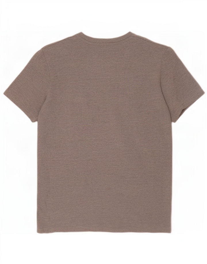 Мужская футболка Timberland Slim Fit, топ среднего серого цвета, хлопок