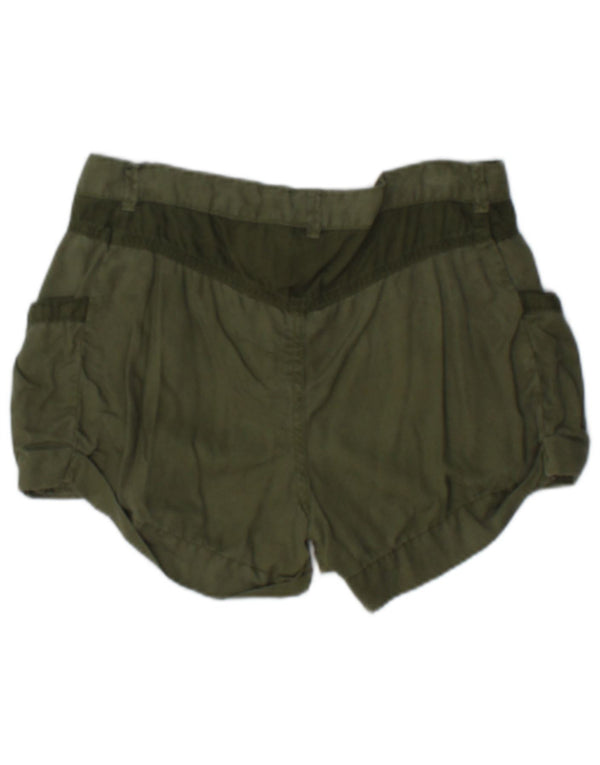 Женские повседневные шорты Zara Trafaluc EU 36 XS W26, хлопок цвета хаки