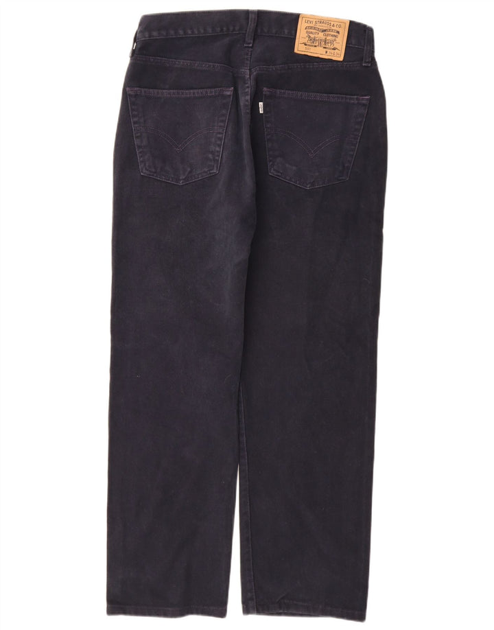 Мужские прямые джинсы Levi's 551 W34 L30 темно-синие, хлопок