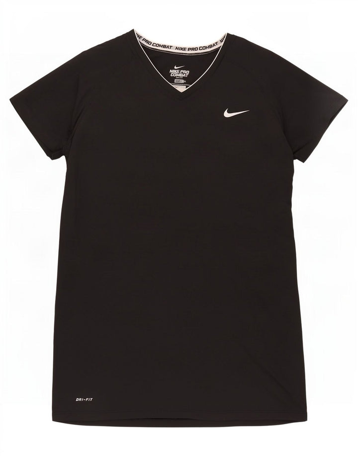 Мужская компрессионная футболка Nike 2XL, черный полиэстер
