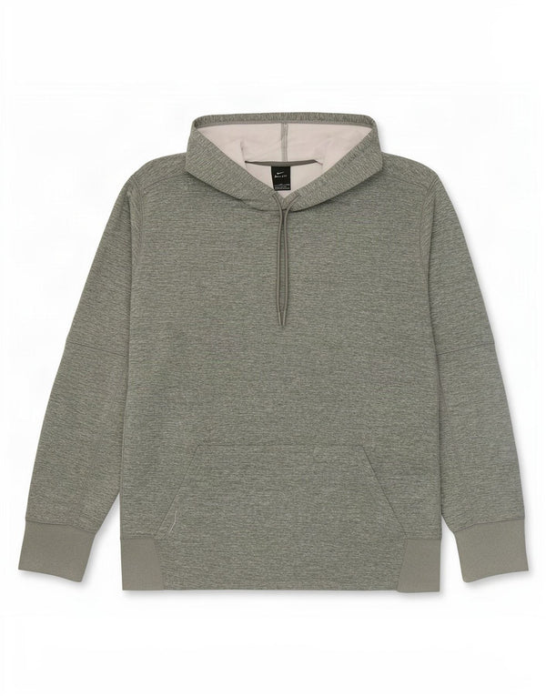 Мужской джемпер с капюшоном Nike Dri Fit 2XL, зеленый полиэстер с крапинками