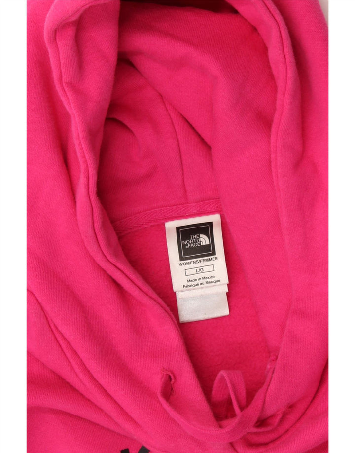 Женский джемпер с капюшоном THE NORTH FACE UK 16, большой розовый, хлопок