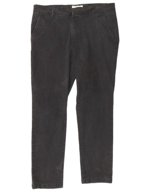 Мужские прямые брюки-чиносы Jack Wills W32 L26 Темно-синие, хлопок