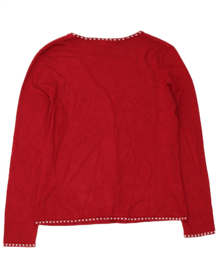 Женский кардиган LAURA ASHLEY UK 14 Средний Красный Вискоза