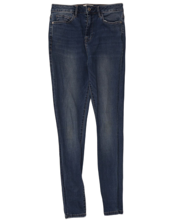 Женские джинсы скинни Jack Wills Toni с высокой посадкой W28 L30, синие, хлопок