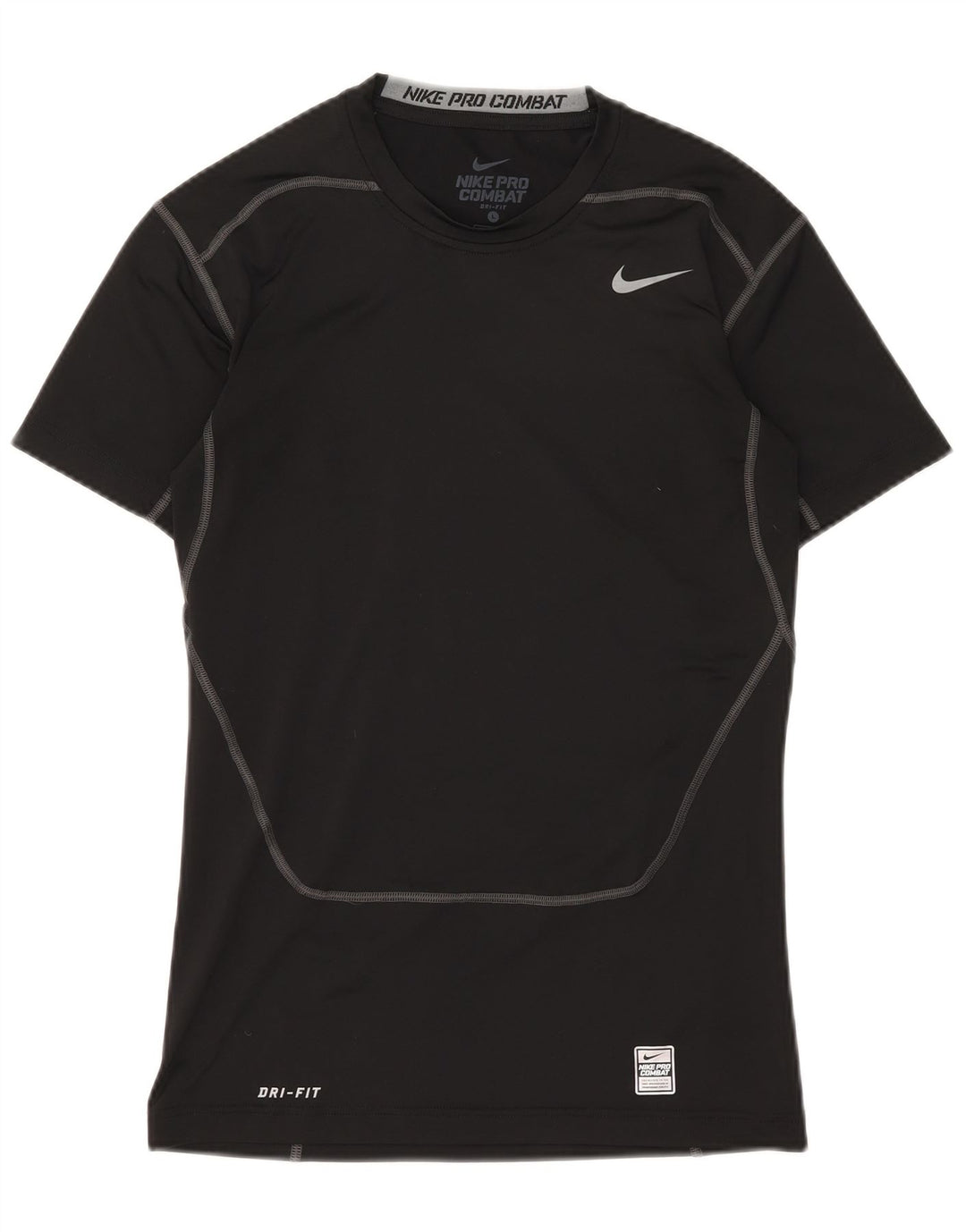 Мужская футболка с рисунком NIKE Dri Fit, большой черный цвет