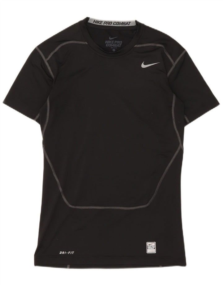 Мужская футболка с рисунком NIKE Dri Fit, большой черный цвет