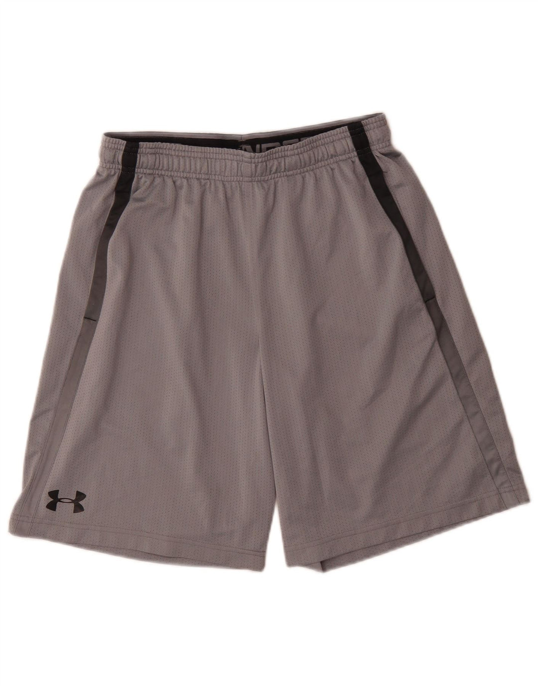 Мужские спортивные шорты свободного покроя Under Armour, средний серый полиэстер, спортивные