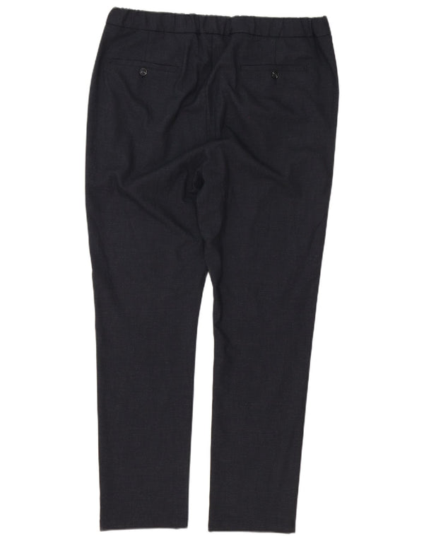 Мужские брюки чинос премиум-класса Jack & Jones XL W38 L30 темно-синие в клетку