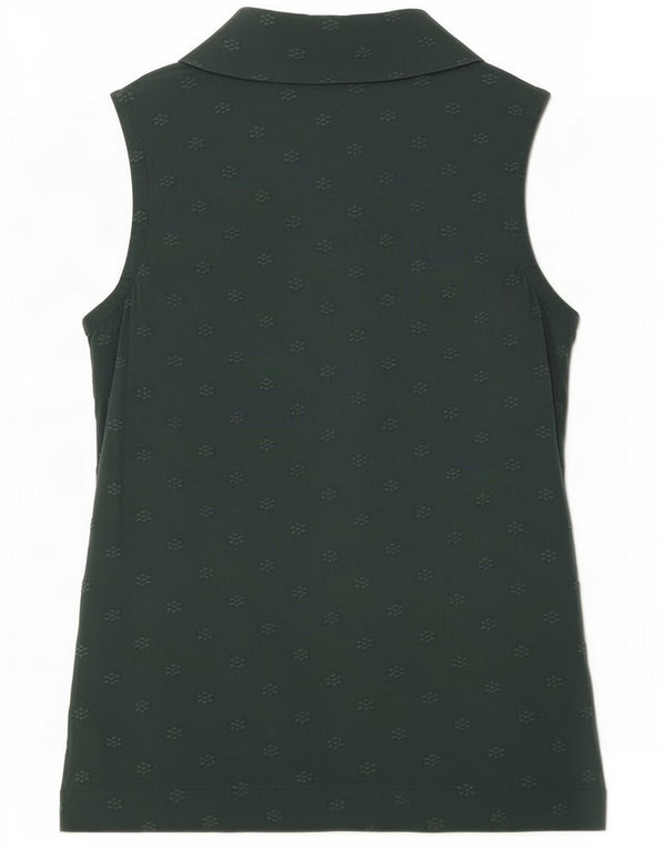 White Stuff Womens Sleeveless Shirt Blouse UK 6 XS Green Cotton